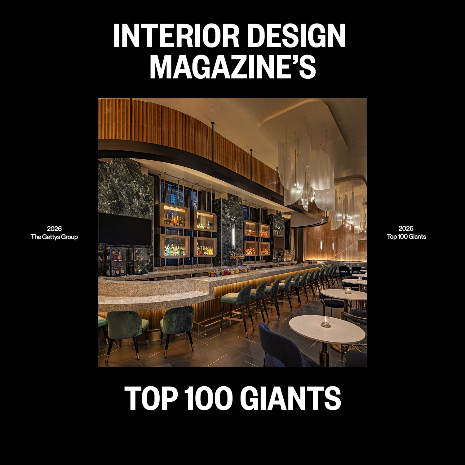 The Gettys Group Named In Interior Design’s 2026 Top 100 Giants